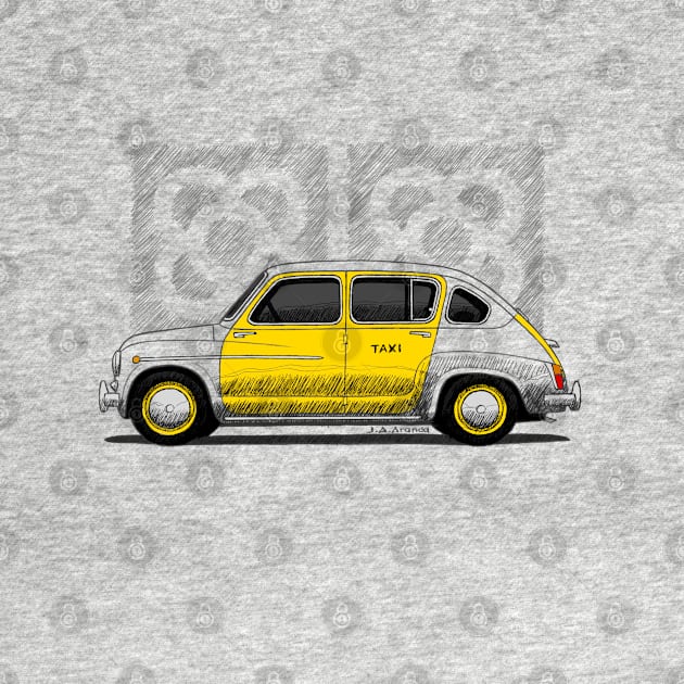 The Spanish 800 Taxi in Barcelona by jaagdesign